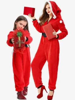 Kigurumi Pajamas Onesie Christmas Red Winter Sleepwear Animal Costume Halloween onesie pajamas