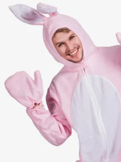 Kigurumi Pajamas Onesie Halloween Adult's Pink Polyester Jumpsuit Kigurumi Costumes