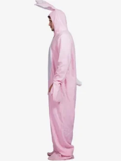 Kigurumi Pajamas Onesie Halloween Adult's Pink Polyester Jumpsuit Kigurumi Costumes