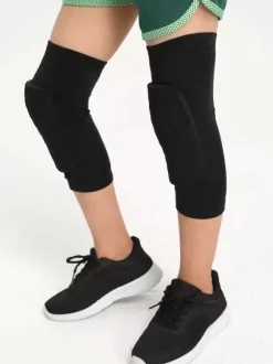 Knee Pads Children's Sports Accessories Black 2 Pieces For Running Sports