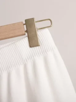 Knit Pant Set Drop Shoulder Pullover And Wide Leg Trousers For Women