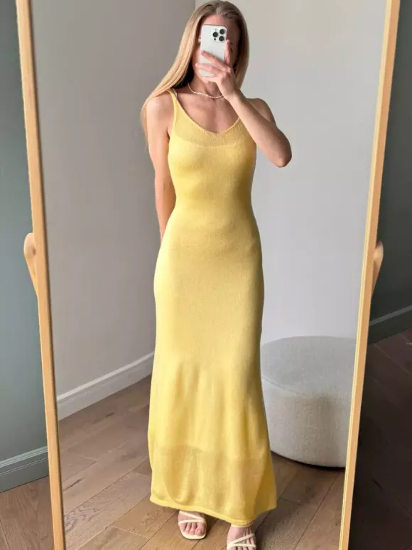 Knit 3-piece Co-ord Set Maxi Dress And Long Cardigan And Slip Dress For Women 2026