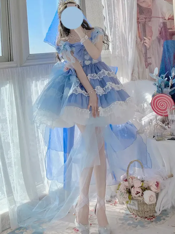 Kuro Lolita Polyester Sleeveless Jumper Lolita Dress