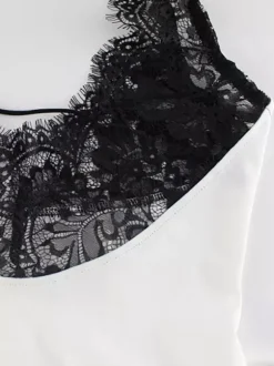 Lace Patchwork Maxi Dress For Women - Sexy V Neck Bodycon Baddie Sleeveless Gown - Summer Clubwear Party Night 2026