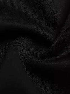Lace Trim Keyhole Mini Dress For Women - Black Elegant High Neck Short Sleeve A-Line Dress - Spring Birthday Party 2026