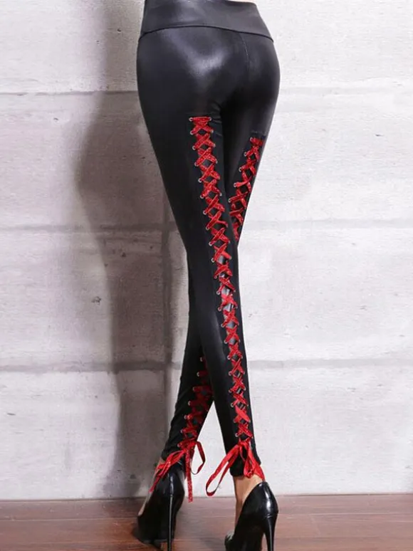 Lace-up Leggings