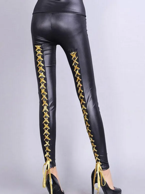 Lace-up Leggings