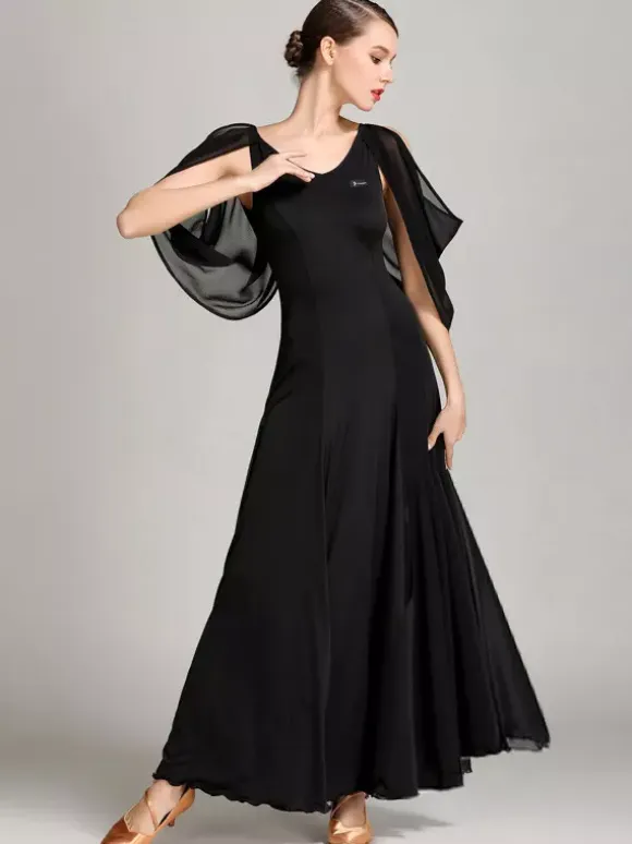 Ladies Modern Waltz Tango Latin Ballroom Practice Dance Dress