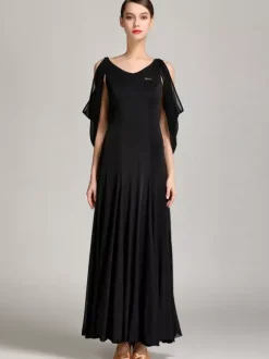 Ladies Modern Waltz Tango Latin Ballroom Practice Dance Dress