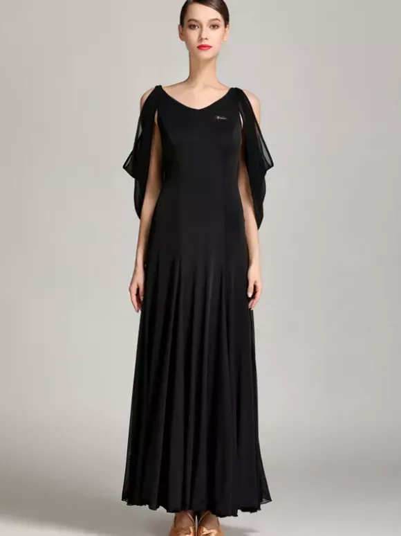 Ladies Modern Waltz Tango Latin Ballroom Practice Dance Dress