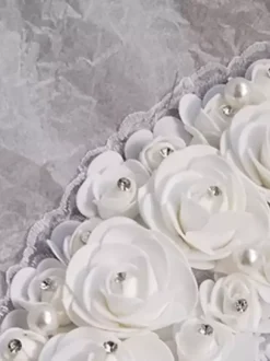 Ladies Wedding Fans Lace Decoration Handheld Folding Fan