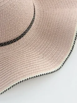 Large Brim Straw Hat With Bow Knot Summer Sun Protection Beach Hat 2026
