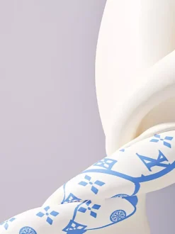 Large Size Bow Print Stretch Waterproof Silicone Swimming Cap For Long Hair Women
