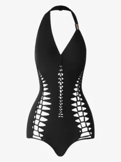Latin Dance Costume Black Women's Top Sexy Polyester Top Dancing Costume