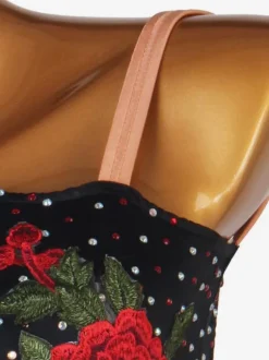 Latin Dance Costume Black Women's Lycra Spandex Dress dancing Wear