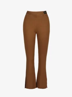 Latin Dance Costume Coffee Brown Women's Polyester Pants Elegant Latin Dancer Dancing Costume