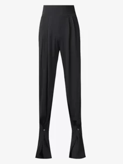 Latin Dance Dresses Black Girl's Sexy Polyester Pants Dancing Costume