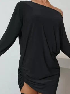 Latin Dance Dresses Black Lycra Spandex Dress Latin Dancing Costume