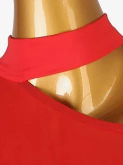 Latin Dance Dresses Red Women's Lycra Spandex Dress Dancing Wear