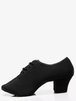 Latin Dance Shoes Black Closed Toe Women's Dance Shoes