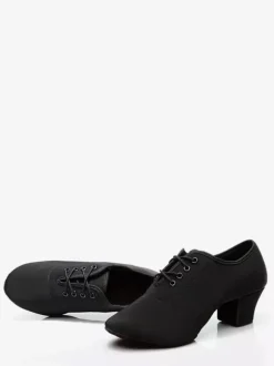 Latin Dance Shoes Black Closed Toe Women's Dance Shoes