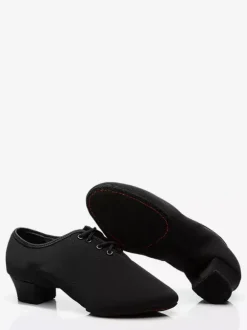 Latin Dance Shoes Black Closed Toe Women's Dance Shoes