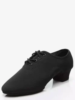 Latin Dance Shoes Black Closed Toe Women's Dance Shoes
