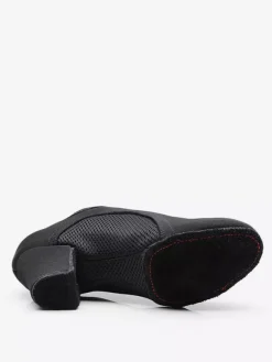 Latin Dance Shoes Black Closed Toe Ballroom Dance Shoes