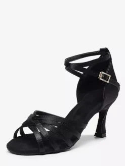 Latin Dance Shoes Nude Peep Toe Women's Dance Shoes