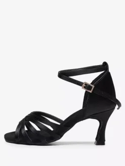 Latin Dance Shoes Nude Peep Toe Women's Dance Shoes