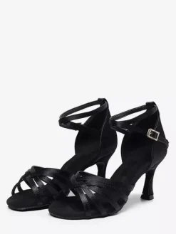 Latin Dance Shoes Nude Peep Toe Women's Dance Shoes