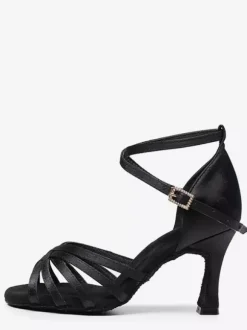 Latin Dance Shoes Nude Peep Toe Ballroom Dance Shoes
