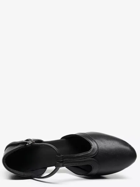 Latin Dance Shoes T Type Round Toe Ballroom Shoes