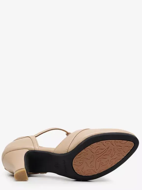 Latin Dance Shoes T Type Round Toe Ballroom Shoes