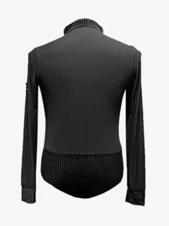 Latin Ballroom Dance Costume White Men's Polyester Tops Sexy Latin Dancing Costume