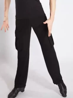 Latin Dance Ballroom Costume Black Women's Polyester Pants Sexy Latin Dancer Dancing Costume