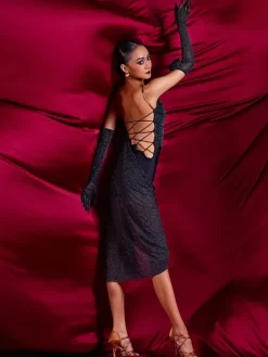 Latin Dance Costume Red Women's Polyester Dress Sexy Latin Dancer Dancing Wear