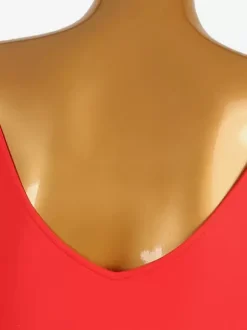 Latin Dance Costume Ture Red Women's Lycra Spandex Dress Elegant Fringe Latin Dancer Dancing Costume