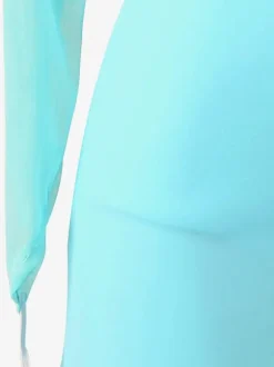 Latin Dance Dresses Aqua Women's Lycra Spandex Dress Sexy Latin Dancer Dancing Costume