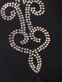 Latin Dance Dresses Black Women's Rhinestones Bodycon Sexy Polyester Dress Dancing Costume