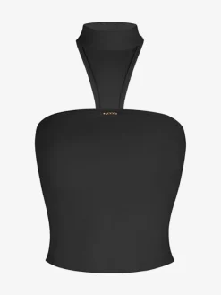Latin Dance Dresses Black Women's Sexy Polyester Top Dancing Costume