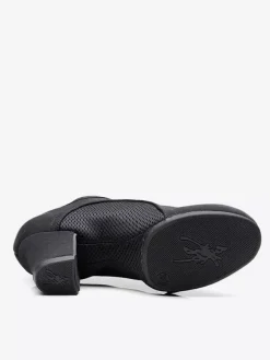 Latin Dance Shoes Polyester Black Closed Toe Women's Dance Shoes