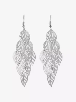 Layered Hollow Leaf Earrings For Women 2026