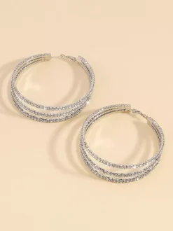 Layered Hoop Earrings For Women 2026
