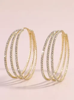 Layered Hoop Earrings For Women 2026