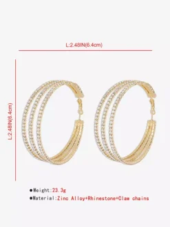 Layered Hoop Earrings For Women 2026