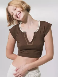 Light Gray Cami Top U-Neck Sexy Women Camis