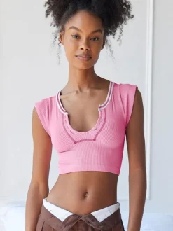 Light Gray Cami Top U-Neck Sexy Women Camis