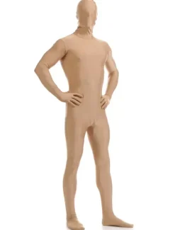 Light Tan Zentai Suit Adults Morph Suit Full Body Lycra Spandex Bodysuit for Men