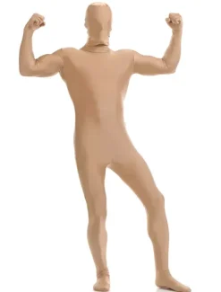 Light Tan Zentai Suit Adults Morph Suit Full Body Lycra Spandex Bodysuit for Men